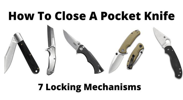 how to close a pocket knife